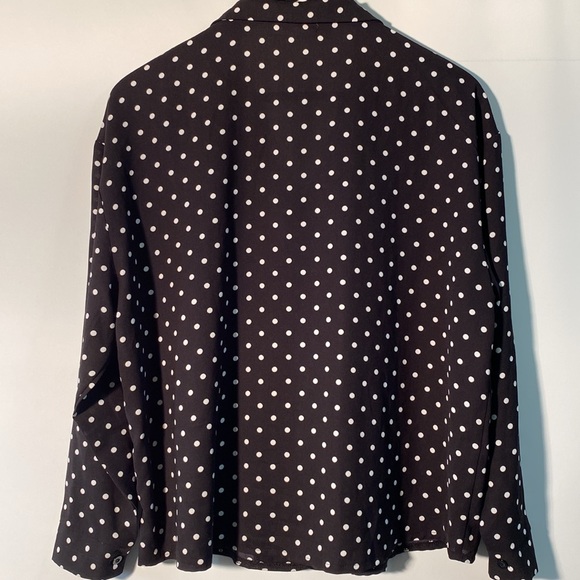Oak & Fort - polka dot button down blouse. Size S/p - Picture 2 of 9